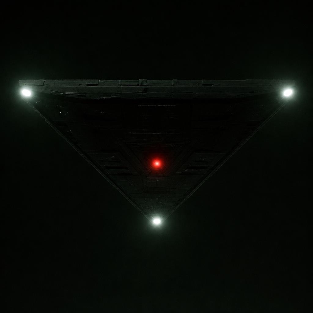 Conceptual illustration of the black triangle shape (diagram, not a photograph)